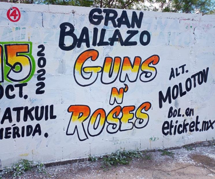 “Gran Bailazo” de Guns N’ Roses en Mérida se vuelve viral
