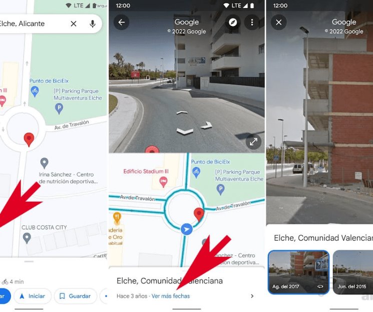Ya puedes viajar en el tiempo con Google Maps para Android