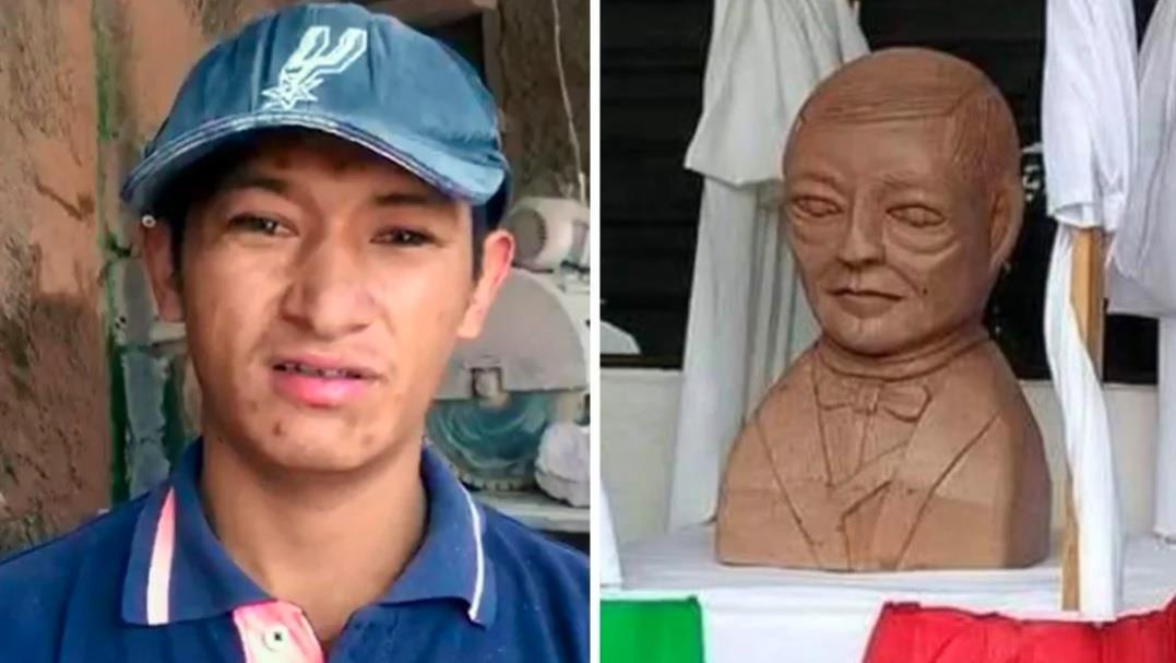 Qué pasó con el escultor potosino creador del Benito alien