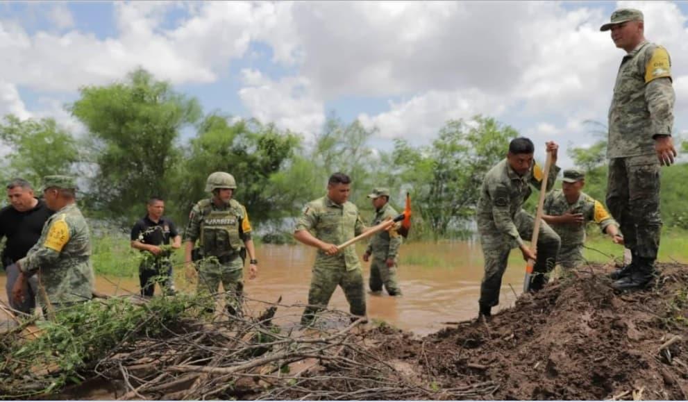 Aplican plan de emergencia por inundaciones en Guasave