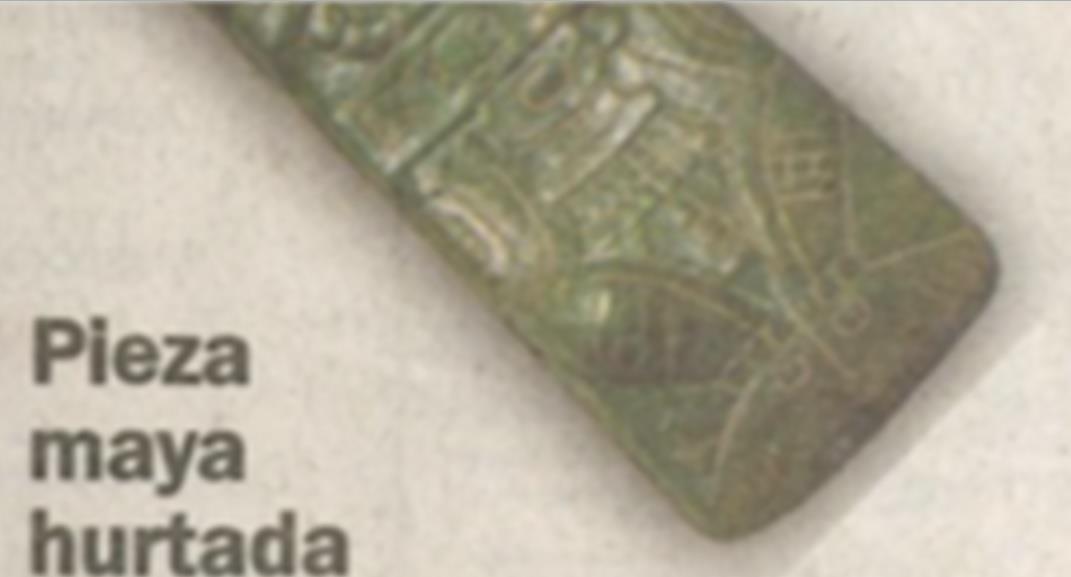 La historia del robo del pectoral de jade maya