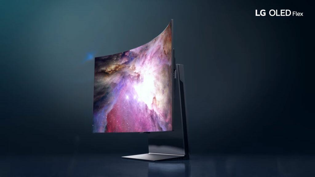  LG Smart TV OLED Flex de 42 pulgadas con pantalla