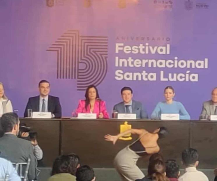 Presentan agenda del Festival Internacional Santa Lucía