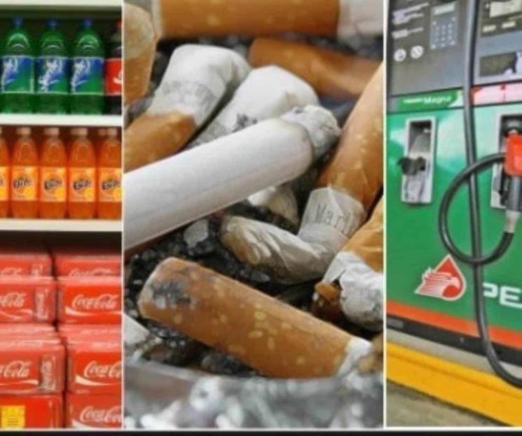 Refrescos, cigarros y gasolinas serán más caros en 2023
