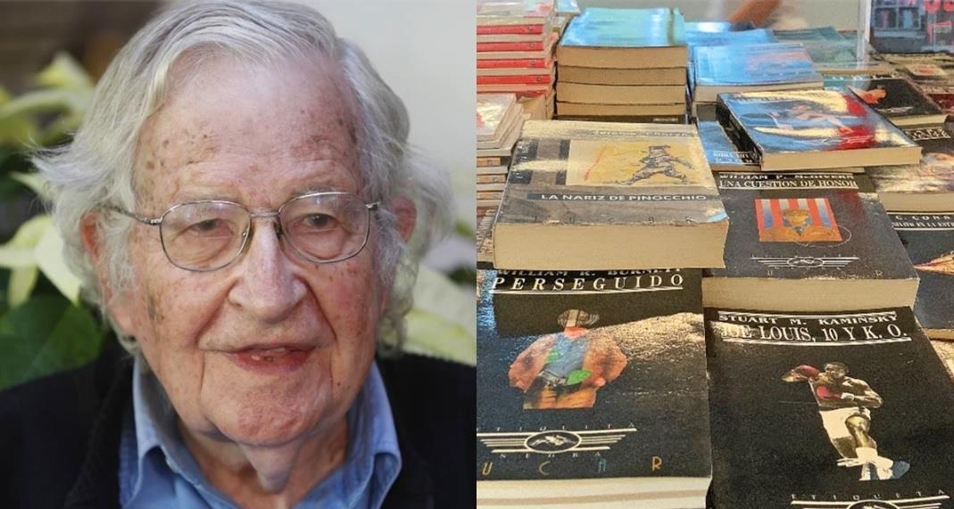 Chomsky y libros gratis en Feria del libro del Zócalo 2022