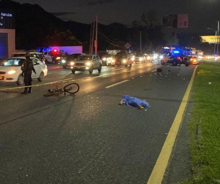 Ciclista muere tras ser impactado sobre Carretera Nacional