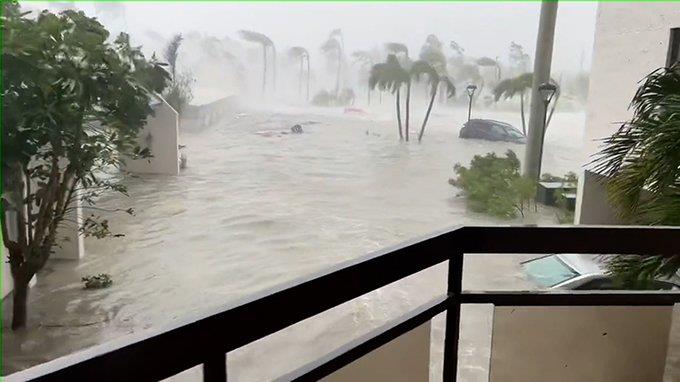 Huracán Ian inunda al suroeste de Florida