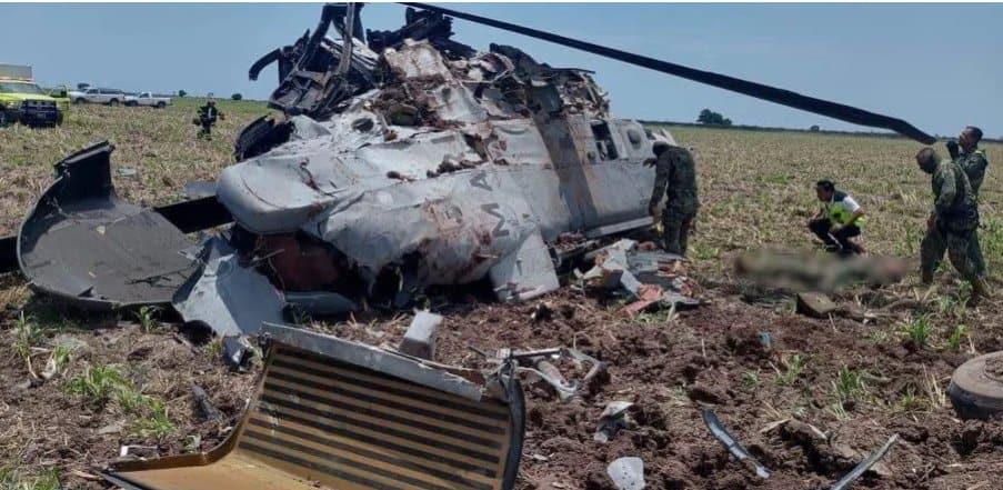 Helicóptero cayó por falta de combustible en captura de Caro