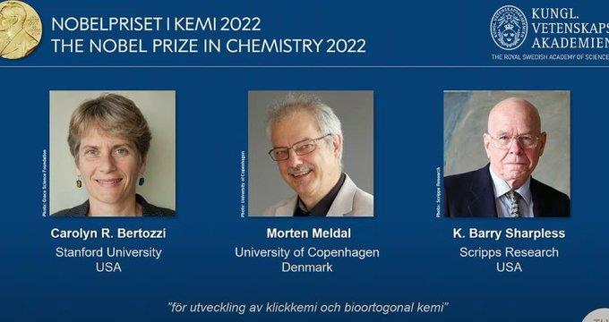El Nobel es para 3 químicos creadores de moléculas “clic”