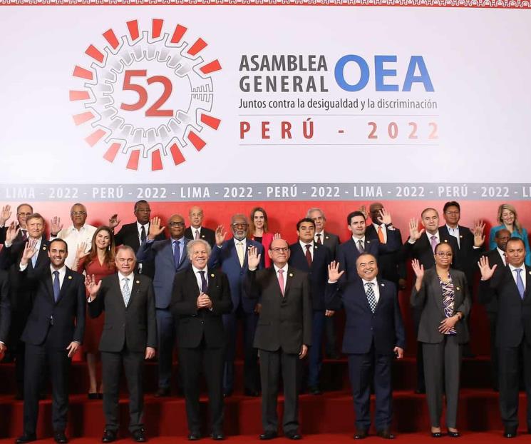 Culmina Asamblea General de OEA