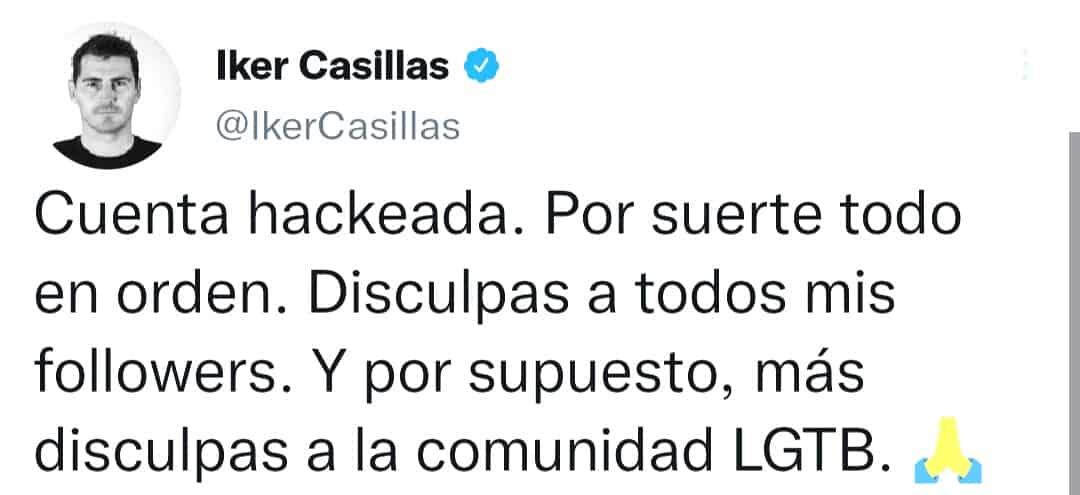 Le hackean a Iker Casillas su cuenta de Twitter