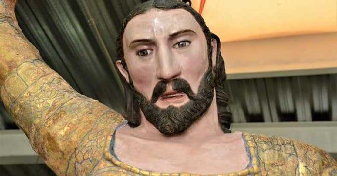 Escultura de Santiago Apóstol, lista para regresar a Puebla