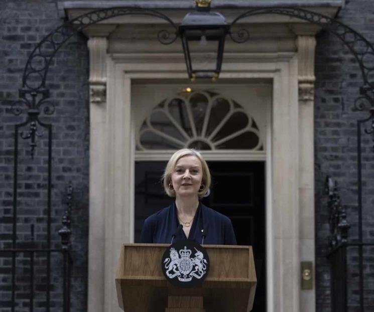 Renuncia Liz Truss como primera ministra de Reino Unido