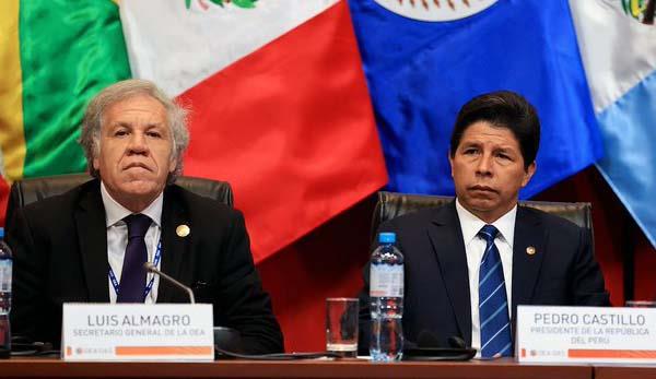 Respalda OEA al presidente de Perú