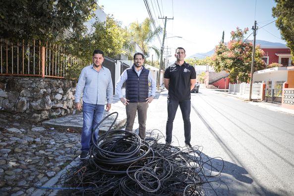 Retiran en Santiago 33 mil metros lineales de cable