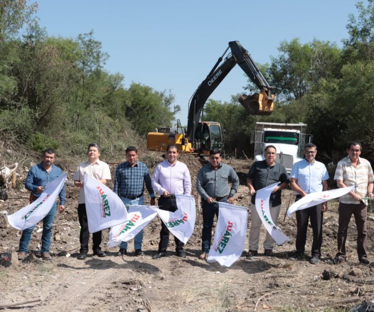 Arrancan en Juárez obra pluvial para evitar inundaciones