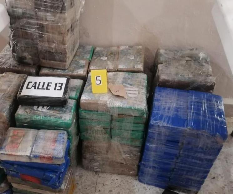 Decomisan dos toneladas de cocaína en Tapachula