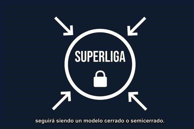 Liga de España crítica el proyecto de la Superliga