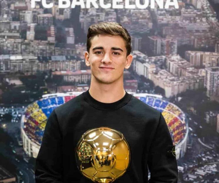 Gana Gavi del Barça el premio Golden Boy
