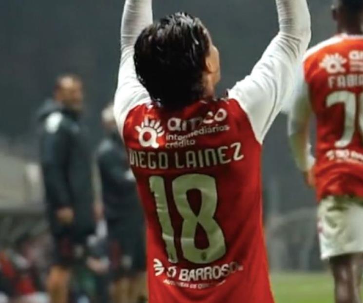 Anota Lainez en pase de eliminatoria del Braga