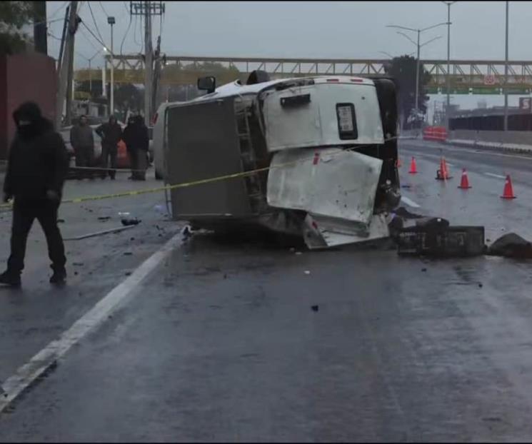 Muere conductor en choque múltiple en Carretera Nacional