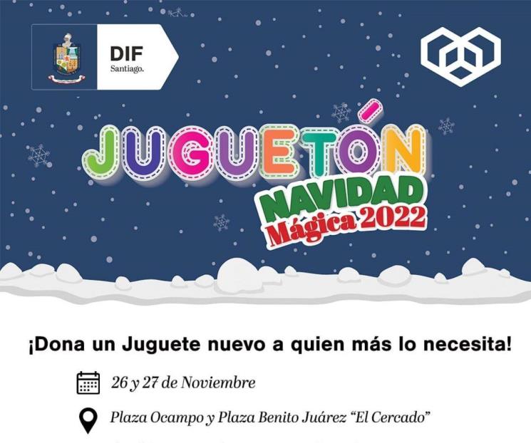 Invita David de la Peña a ciudadanía al “Juguetón 2022”