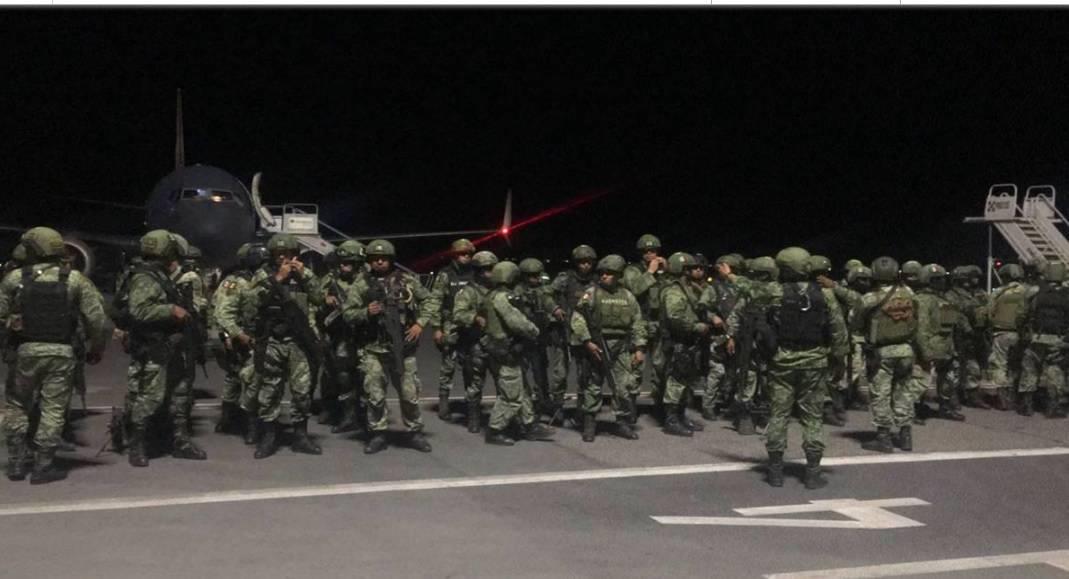 Arriban a Zacatecas 439 militares para reforzar seguridad