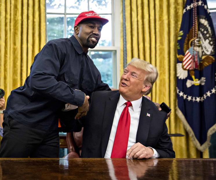 Lanzan críticas a Trump por reunión con Kanye West