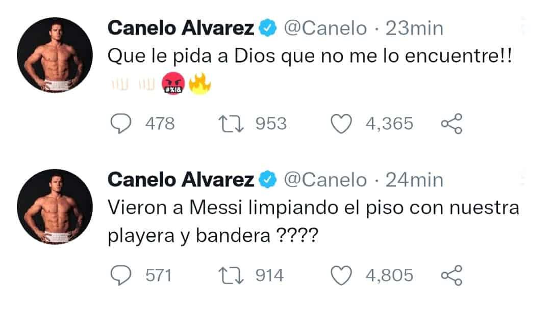 Amenaza Canelo con agredir a Leo Messi