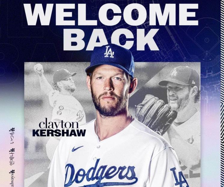 Confirman Dodgers a Clayton Kershaw