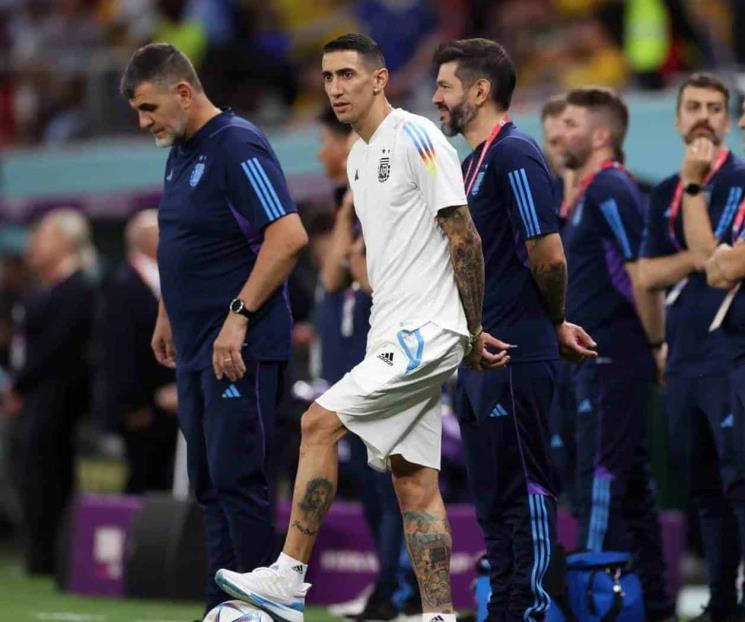 Recupera Argentina a Di María para duelo vs Holanda