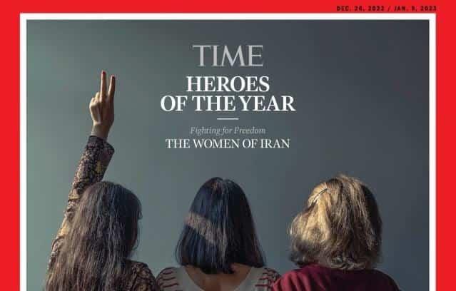 Revista Time elige a mujeres iraníes como heroínas de 2022