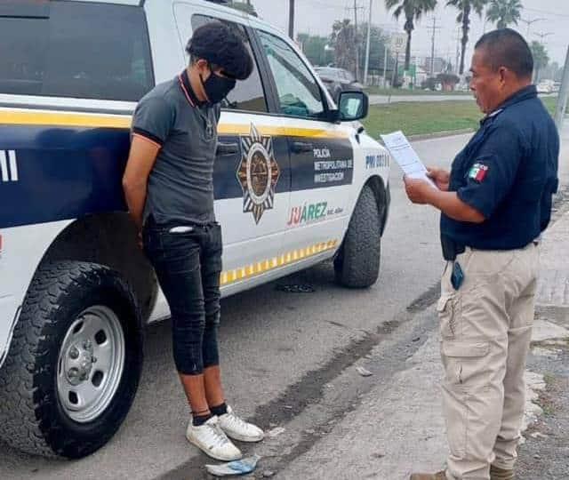 Capturan a ladrón en Juárez