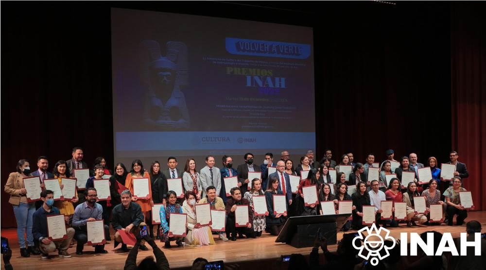 Reactivan premios INAH 2022 el estímulo a la investigación