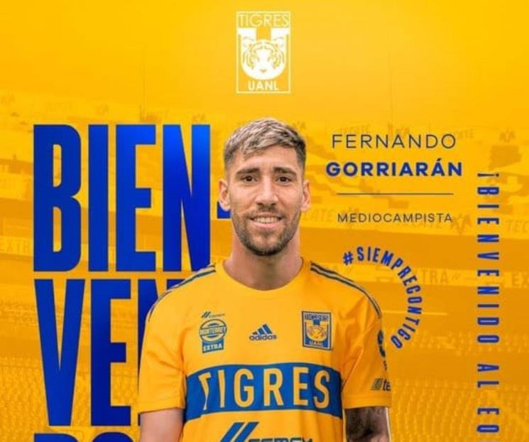 Confirma Tigres fichaje de Gorriarán