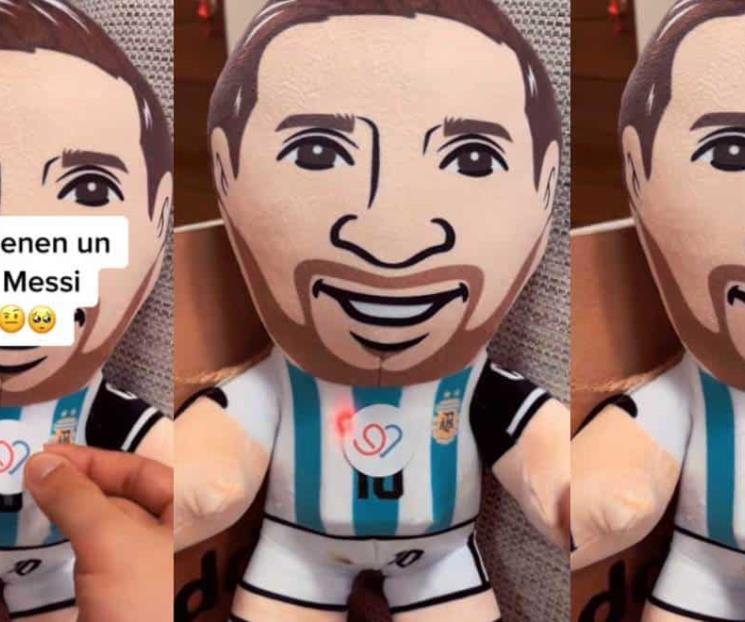 ¿Qué me miras, bobo? el nuevo peluche de Messi