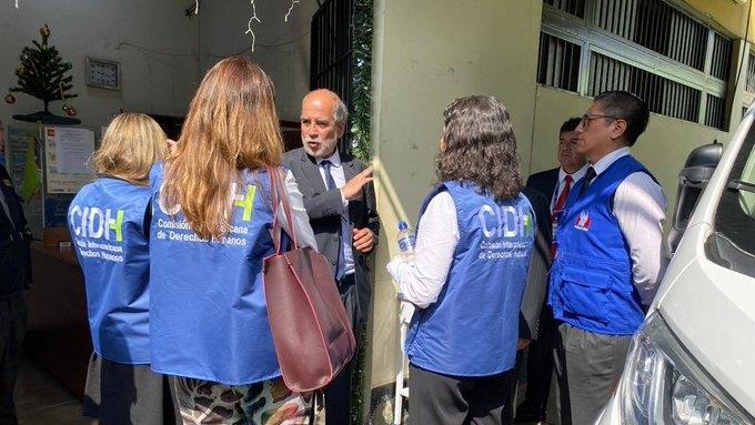 Visita misión de la CIDH al expresidente Castillo