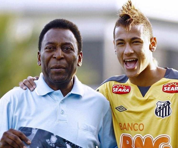 También se despiden Neymar y Messi de Pelé