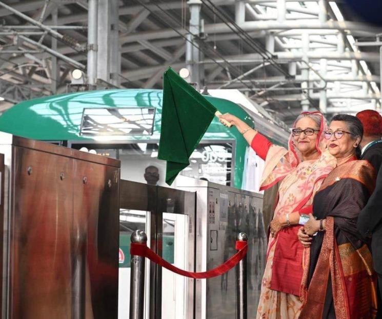 Estrena Bangladesh servicio del metro