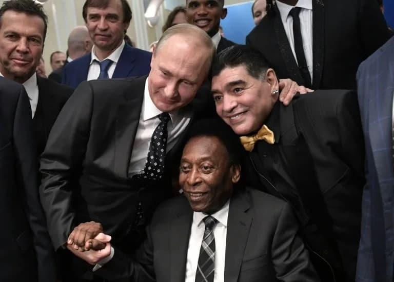 Lamenta Putin muerte de Pelé