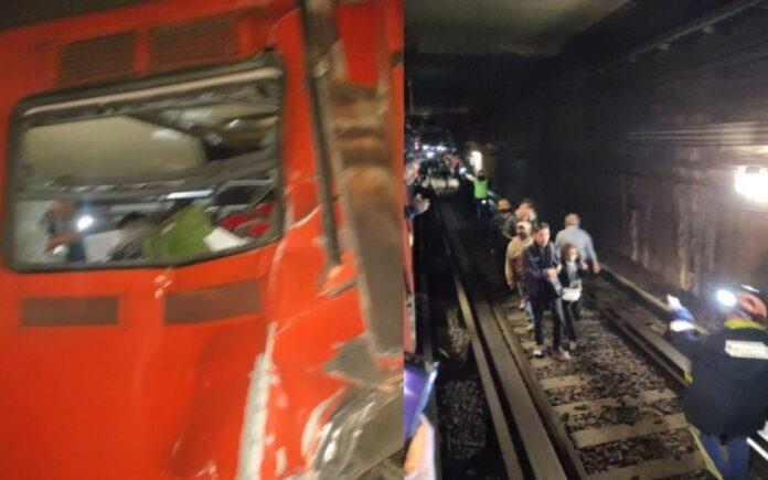 Dan de alta a 26 personas tras choque en Línea 3 del Metro