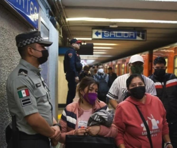 Envían Guardia Nacional a cuidar Metro de CDMX