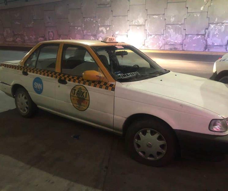 Aseguran taxi utilizado en asaltos