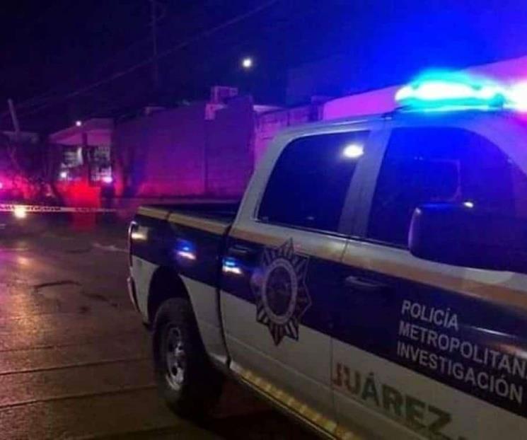 Asesinan a balazos a hombre en Juárez