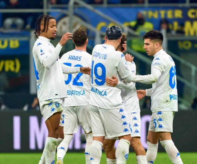 Sorprende Empoli y vencen al Inter en la Serie A