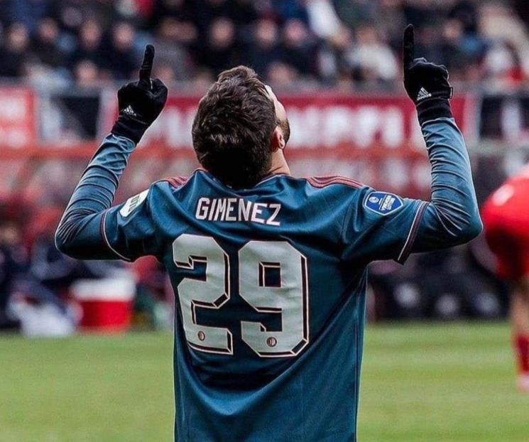 Marca gol Santi Giménez en empate del Feyenoord