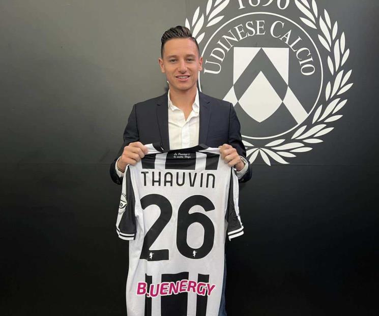 Presenta Udinese a Florian Thauvin como su refuerzo