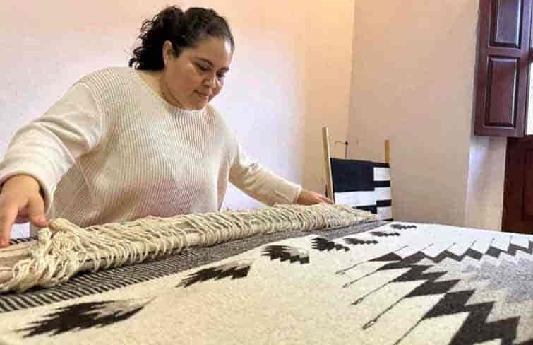 Cucu Textiles, taller que rescata el telar de pedal en SLP