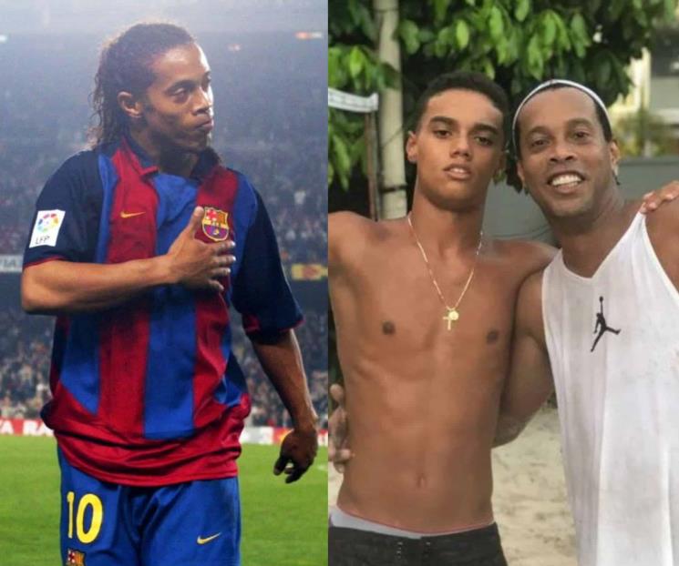 Hijo de Ronaldinho jugará en el Barcelona