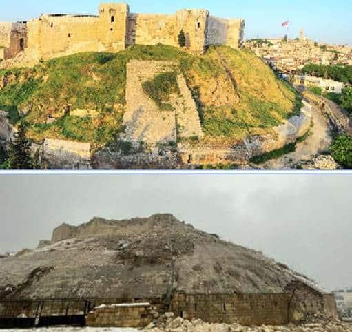 Terremoto tira castillo de casi 2 mil años de antigüedad